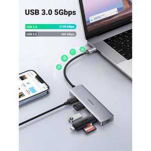 Produktbild für USB-Hub UGREEN USB-C 4 Port