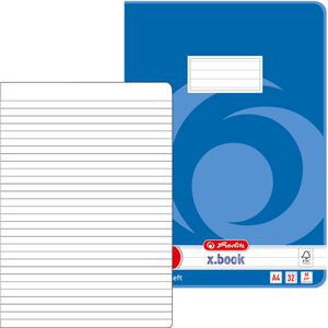 Produktbild für Schulheft Herlitz 340216 x-book, ab 5. Klasse, A4