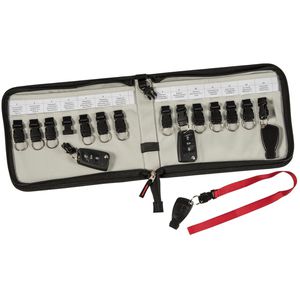Produktbild für Schlüsselmappe Eichner 9201-00034, schwarz / rot