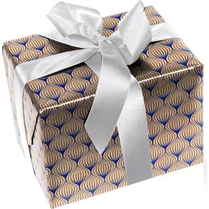 Produktbild für Geschenkband Präsent Devon, silber