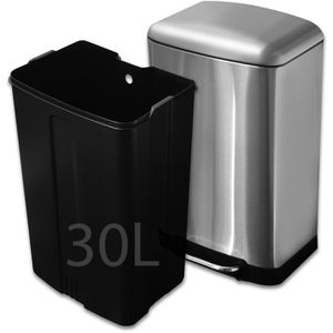 Produktbild für Mülleimer Casa-Pura Cubo, silber