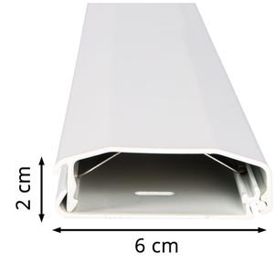 Produktbild für Kabelkanal myWall HZ 2-1,1 WL, weiß