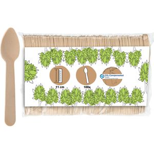 Einwegbesteck Biozoyg DSE05271, aus Holz