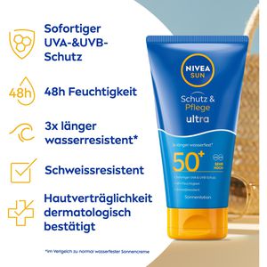 Produktbild für Sonnencreme Nivea Sun Schutz &amp; Pflege Ultra Lotion