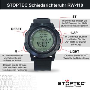 Produktbild für Stoppuhr Stoptec RW-110, digital