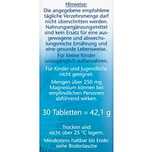 Produktbild für Magnesium Doppelherz aktiv, 30 Tabletten