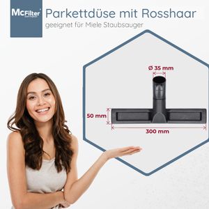 Produktbild für Staubsaugerdüse McFilter Parkettdüse SDM-A53
