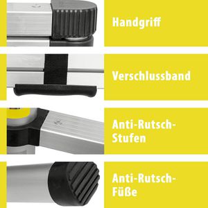 Produktbild für Teleskopleiter Eaxus 83880, Länge 2,6m