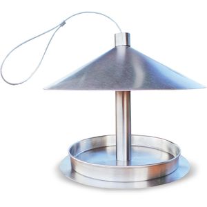 Vogelhaus Habau Futterstation, 1771, aus Edelstahl