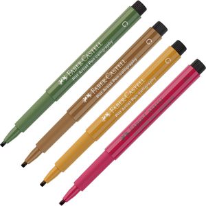Kalligraphie-Stift Faber-Castell Pitt Artist Pen, sortiert