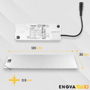 Produktbild für LED-Panel Enovalite ELED600200, weiß, 120 x 30 cm