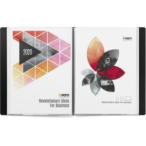 Produktbild für Sichtbuch Durable 2425-01, Duralook, aus PP, A4