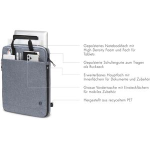 Produktbild für Laptoptasche Dicota Eco Motion, blau