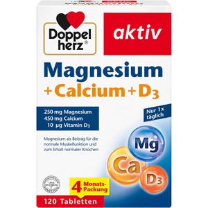 Magnesium Doppelherz aktiv, 40 Tabletten