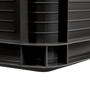 Produktbild für Eurobox Keeeper Robert, graphite, 20 Liter, lebensmittelecht