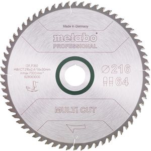 Kreissägeblatt Metabo Multi Cut Professional