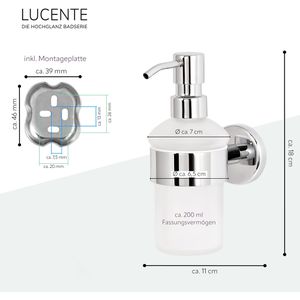 Produktbild für Seifenspender Bremermann LUCENTE, 6770000