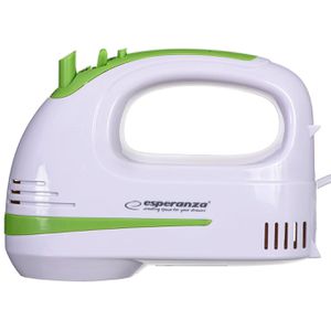 Produktbild für Handmixer esperanza Apple Pie, weiß, 5 Geschwindigkeiten
