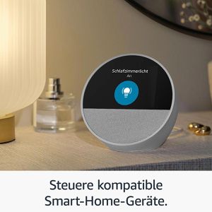 Produktbild für Wecker Amazon Echo Spot 2024 blau, digital