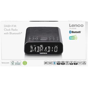Produktbild für Radiowecker Lenco CR-606BK