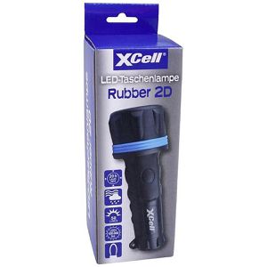 Produktbild für Taschenlampe XCell Rubber 2D, LED, mit Batterie