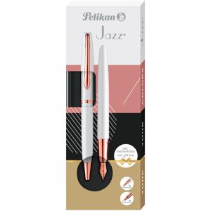 Produktbild für Schreibset Pelikan Jazz Noble Elegance, Metall, 2-teilig