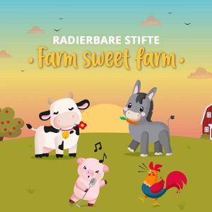 Produktbild für Gelschreiber Legami Farm Sweet Farm Tiere, radierbar