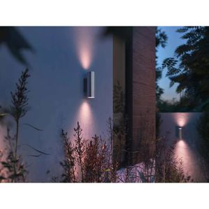 Produktbild für Wandleuchte Philips-Hue Appear aus Edelstahl, für außen (IP44)