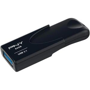 Produktbild für USB-Stick PNY Attaché 4, FD64GATT431KK-EF, 64 GB