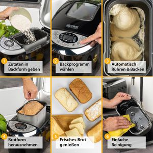 Produktbild für Brotbackautomat TZS-First-Austria FA-5152-3-BA