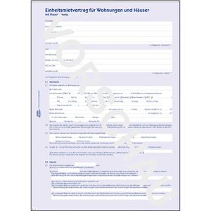 Produktbild für Mietvertrag Zweckform 2850, DIN A4