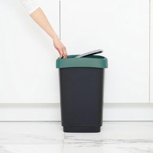 Produktbild für Mülleimer Rotho Twist 1754305092, grün