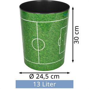 Produktbild für Papierkorb Läufer 26665, Fußballfeld