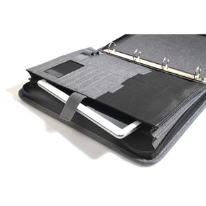 Produktbild für Schreibmappe Wedo 58354412, College, grau, Polyester