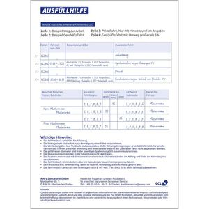 Produktbild für Fahrtenbuch Zweckform 223, A5