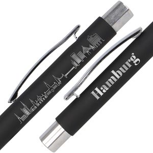 Produktbild für Kugelschreiber Online Soft Metal Hamburg, 21748/3G