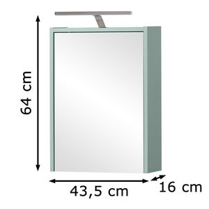 Produktbild für Spiegelschrank Schildmeyer Carlos 153639, pistaziengrün