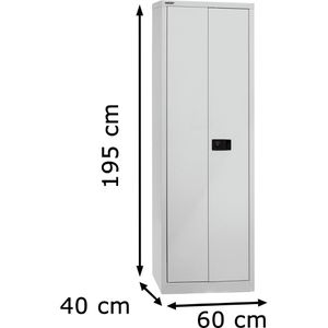 Produktbild für Aktenschrank Bisley E782A04B6, aus Metall