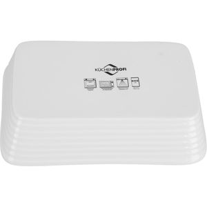 Produktbild für Auflaufform Küchenprofi Burgund, weiß, aus Porzellan