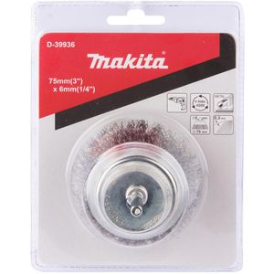 Produktbild für Drahtbürste Makita D-39936, Topfbürste Ø 75mm