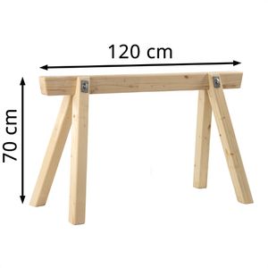 Produktbild für Arbeitsbock Triuso 120B070F, bis 1000 kg