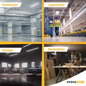 Produktbild für Feuchtraumleuchte Enovalite ELED200130, LED mit 18 Watt