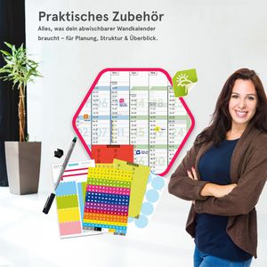Produktbild für Plakatkalender weekview Colour Plus, Jahr 2026