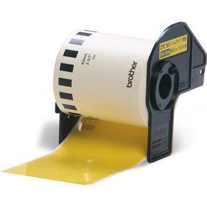 Produktbild für Brother-Etiketten Brother DK-22606, gelb