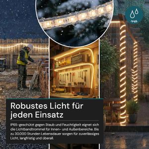 Produktbild für Lichtschlauch Luxula LX700110, LED, neutralweiß