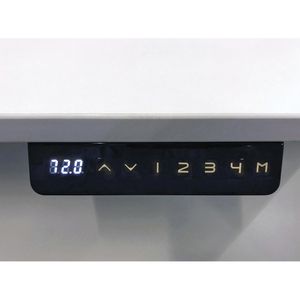 Produktbild für Schreibtisch Kerkmann Move 3 Tube lichtgrau/silber