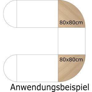 Produktbild für Tischplatte Hammerbacher KP91