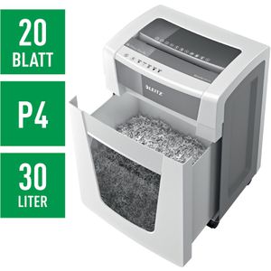 Produktbild für Aktenvernichter Leitz 8006 IQ Office Pro P4, mit Rollen