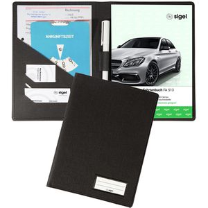 Produktbild für Fahrzeugmappe Sigel EF515, Leinenstruktur, A5
