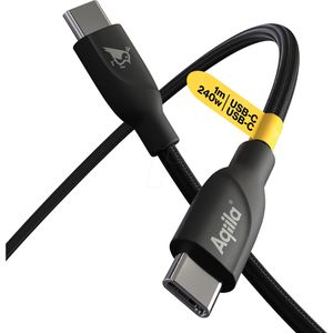 Produktbild für Ladekabel Aqiila Cablebird CB11, schwarz, 1m